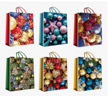 Пакет подарочный бумажный 17,5*11,5*5 НОВЫЙ ГОД НГ рисунок в ассортименте