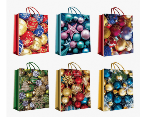 Пакет подарочный бумажный 17,5*11,5*5 НОВЫЙ ГОД НГ рисунок в ассортименте