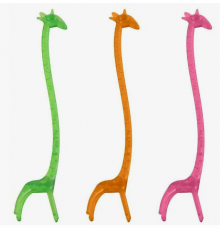 Размешиватель пластиковый 140мм Жираф цвет в ассортименте 100шт в упак