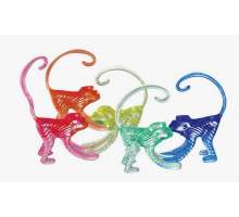 Украшения для коктейля Обезьяна 40мм пластик 14шт в упак