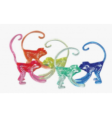 Украшения для коктейля Обезьяна 40мм пластик 14шт в упак