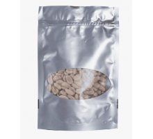 Пакет дой-пак 135*200 металлизированный с окном 40+40 92мкм (50/300)