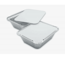 Контейнер алюминиевый с крышкой 317*217/272*172 Н-44 2300мл