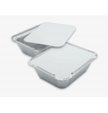 Контейнер алюминиевый с крышкой 317*217/272*172 Н-44 2300мл