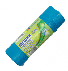 Мешок для мусора ПВД 60л 10шт 25мкм Чистая планета с завязками