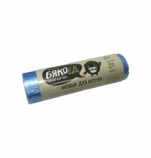 Мешок для мусора ПНД 60л 20шт 7мкм Бякоед (уп 60шт)