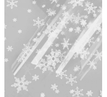 Пленка 70см 200гр 40мкм СНЕЖИНКИ цвет в ассортименте