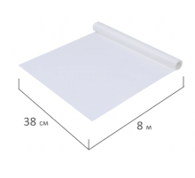 Пергамент силиконизированный 38*8м белый (25рул/короб)