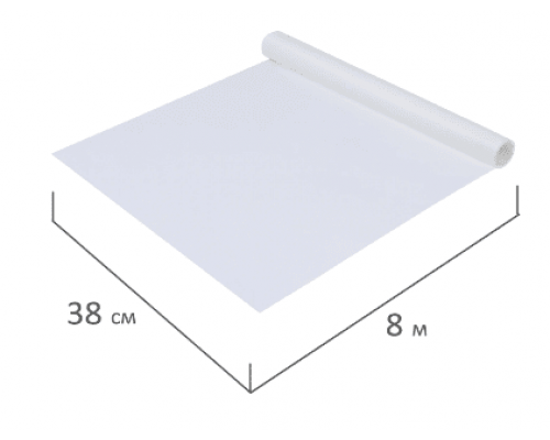 Пергамент силиконизированный 38*8м белый (25рул/короб)