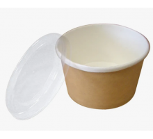 Креманка 250мл КРАФТ КРЫШКА d-93 h-65