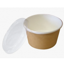 Креманка 250мл КРАФТ КРЫШКА d-93 h-65