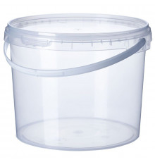 Ведро пищевое 5,6л с крышкой прозр d-209