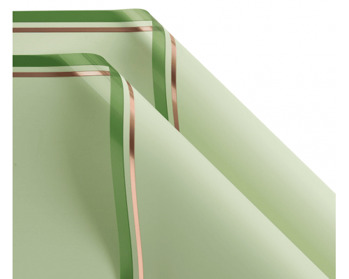 Пленка матовая в листах 60*60 (20шт) 53мкм с двойной каймой цвет в ассортименте