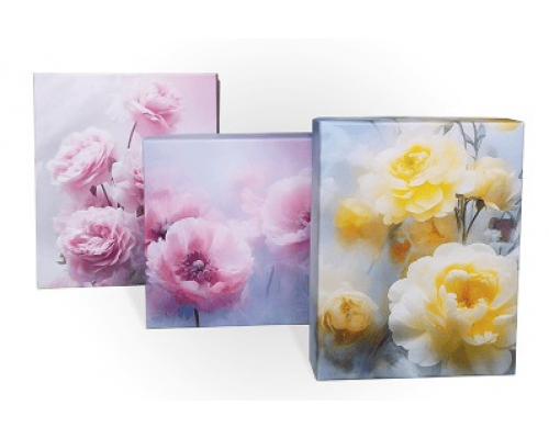 Коробка подарочная 19*15*9 ЦВЕТОЧНАЯ ДЫМКА