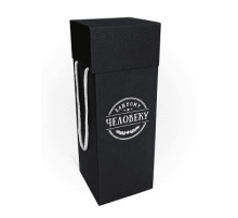 Коробка подарочная 10,5*10,5*28 под бутылку с ручками ВАЖНОМУ ЧЕЛОВЕКУ