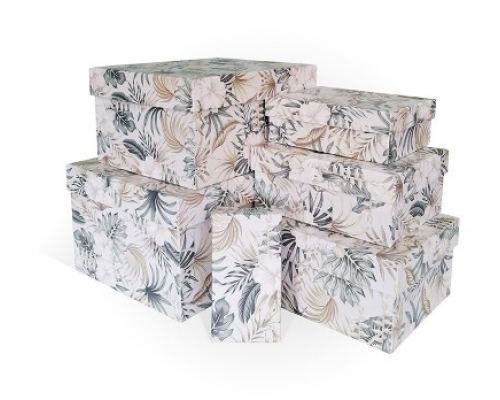 Коробка подарочная 21*17*11 Тропики