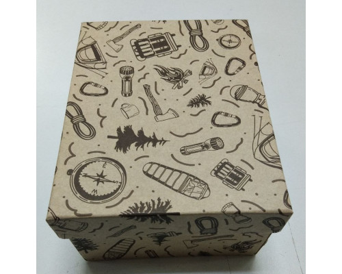 Коробка подарочная 17*13*7 КЕМПИНГ