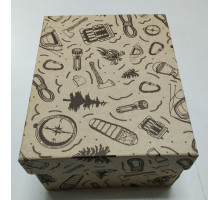 Коробка подарочная 19*15*9 КЕМПИНГ