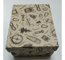 Коробка подарочная 19*15*9 КЕМПИНГ