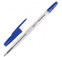 Ручка шариковая BRAUBERG Line корпус прозрачный 1мм линия письма 0,5мм