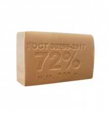 Мыло хозяйственное 72% 200гр без обертки