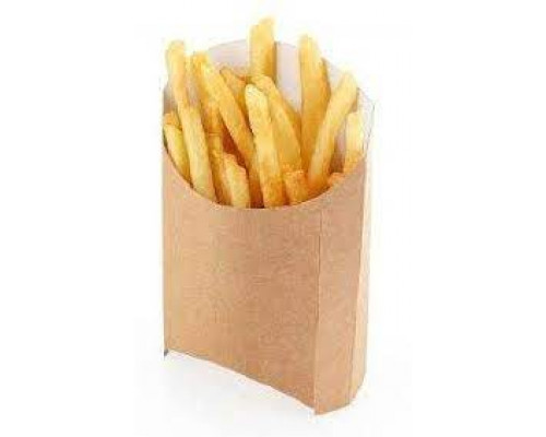 Упаковка для картофеля ФРИ Eco Fry L 50*126*135 (уп50/в кор 20 уп) крафт