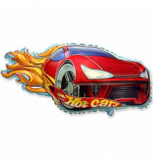 Шар фольгированный 14"/36см Гонка красная мини FLEX METAL S. L.