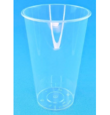 Стакан 455/500мл BUBBLE CUP D-90мм прозрачный глянцевый (25шт/20уп)