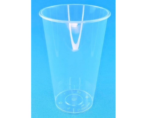 Стакан 455/500мл BUBBLE CUP D-90мм прозрачный глянцевый (25шт/20уп)
