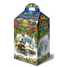 Коробка НГ АЛЬПИЙСКИЙ ДВОРИК 145х105х135 1200гр