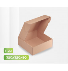 Коробка картонная самосборная 320*320*80мм СП ЧЛБ