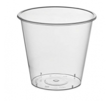 Стакан 255/300мл BUBBLE CUP D-90мм прозрачный глянцевый (50шт/500уп)