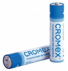 Батарейка алкалиновая мизинчиковая CROMEX Alkaline ААА LR03 24А
