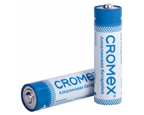 Батарейка алкалиновая пальчиковая CROMEX Alkaline АА LR6 15А