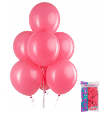Шар латексный 12"/30см пастель розовые DECOBAL (уп 100шт)