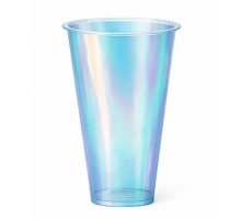 Стакан 375/410мл BUBBLE CUP D-90мм ПЕРЛАМУТР (25шт/600уп)